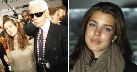 Rgime de star: Princesse Charlotte Casiraghi et Karl Lagerfeld