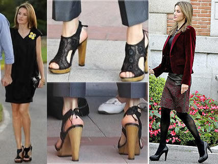 Chaussures de star: Les talons haut de Letizia Ortiz