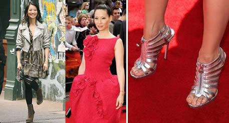 Beauté de stars: Les talons hauts de Lucy Liu