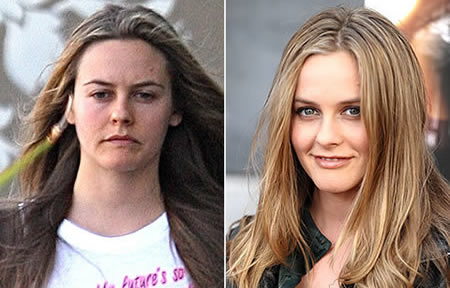 Stars sans maquillage : Alicia Silverstone sans maquillage 