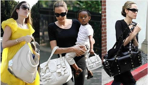 Sacs  main: Les sacs  main de Angelina Jolie