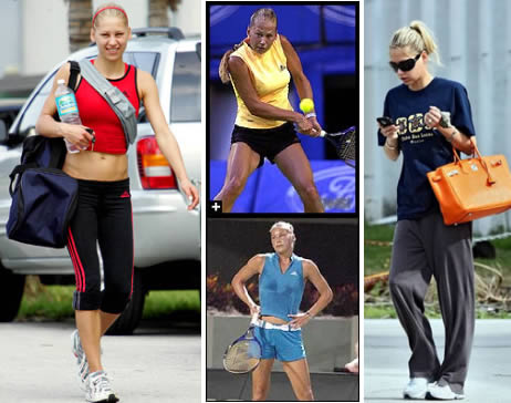 Exercices pour maigrir: Anna Kournikova