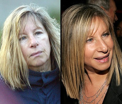 Stars sans maquillage : Barbara Streisand sans maquillage 