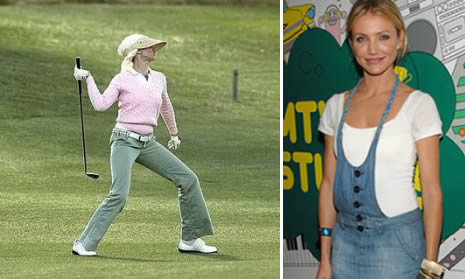 Exercices pour maigrir: Cameron Diaz golf