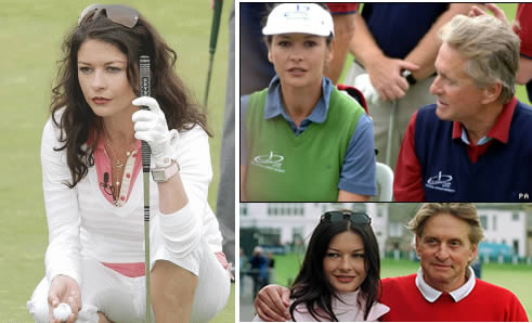 Exercices pour maigrir: Catherine Zeta-Jones et Golf