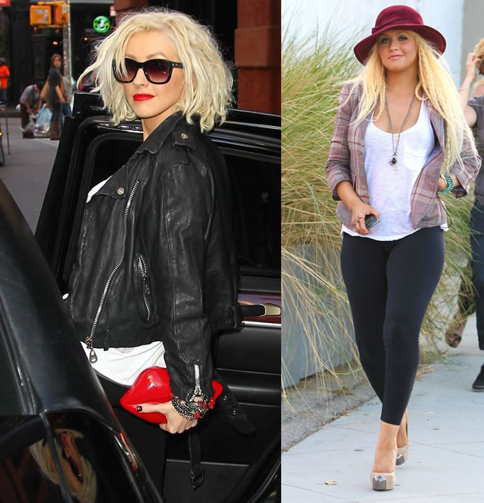 Régime de star: Christina Aguilera - Régime après la grossesse