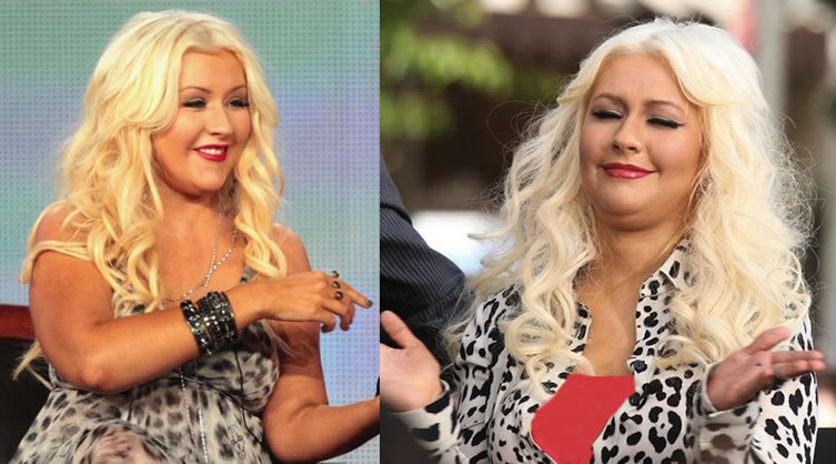 Régime de star: Christina Aguilera en surpoids