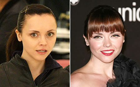 Stars sans maquillage : Christina Ricci sans maquillage 