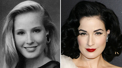 Dita Von Teese adolescente