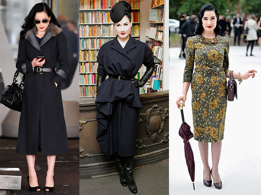 Dita Von Teese: Conseils beaut pour un ventre plat et une taille mince