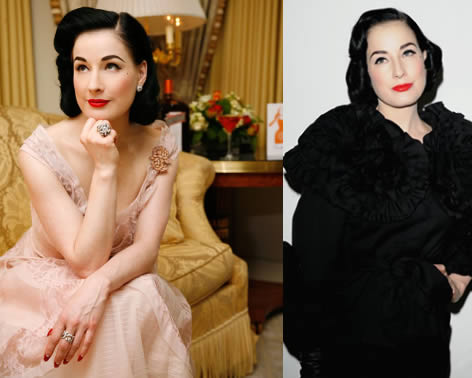 Look de star: Dita Von Teese - Look Cabaret