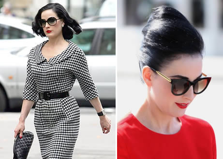 Rgime de star: Dita Von Teese. Ventre plat