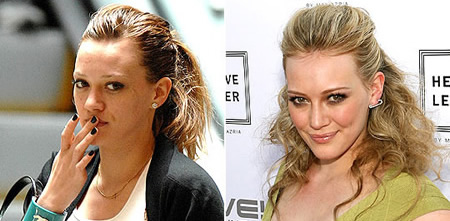 Stars sans maquillage : Hilary Duff sans maquillage 