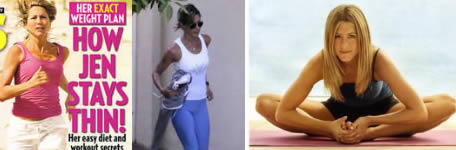 Exercices pour perdre poids: Jennifer Aniston Yoga