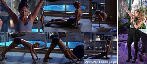 Exercices pour perdre poids: Jennifer Lopez et Yoga