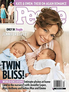 Régime de star: Jennifer Lopez et jumeaux