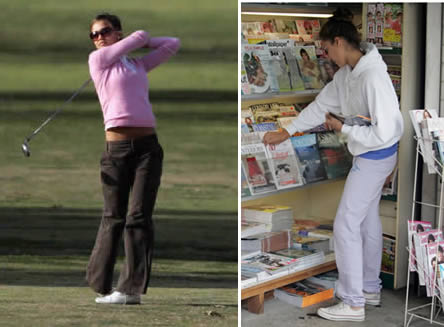 Exercices pour perdre poids: Jessica Alba golf