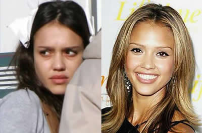 Maquillage de star: Jessica Alba sans maquillage