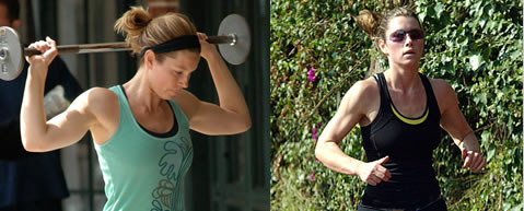 Exercices pour perdre poids: Jessica Biel