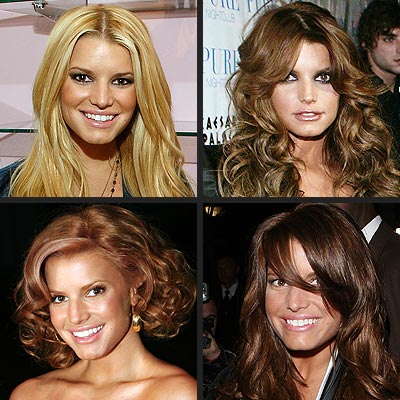 Coiffure de star: Jessica Simpson