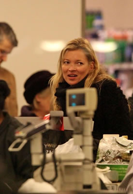 Rgime de star: Kate Moss Shopping