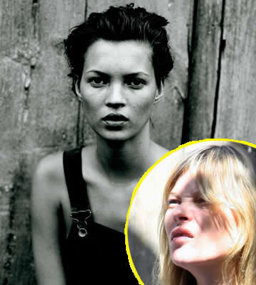 Maquillage de star: Kate Moss sans maquillage