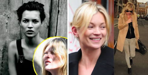 Maquillage de star: Kate Moss sans maquillage