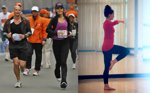 Exercices pour maigrir: Katie Holmes jogging