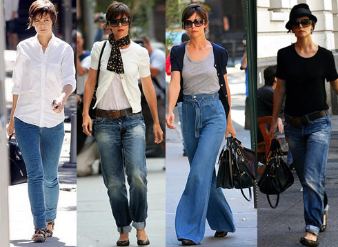 Look de star: La leçon jeans de Katie Holmes