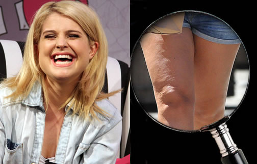 Stars avec cellulite: Kelly Osbourne et Cellulite