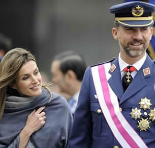 Stars: Princesse Letizia Ortiz et Prince Felipe de Borbón