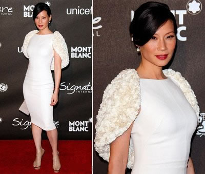 Beauté de stars: Les talons hauts de Lucy Liu