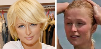 Maquillage de star: Paris Hilton sans maquillage Maquillage de star: Paris Hilton sans maquillage
