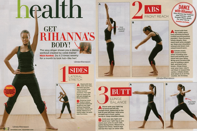 Exercices de stars: Rihanna