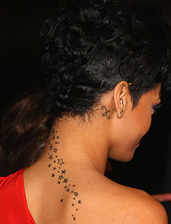 Tatouage de star: tatouage de Rihanna