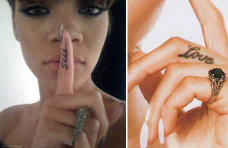 Tatouage de star: tatouage de Rihanna