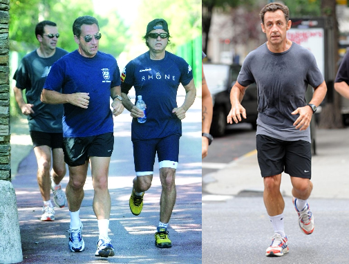 Exercices de Nicolas Sarkozy: Sarkozy Jogging