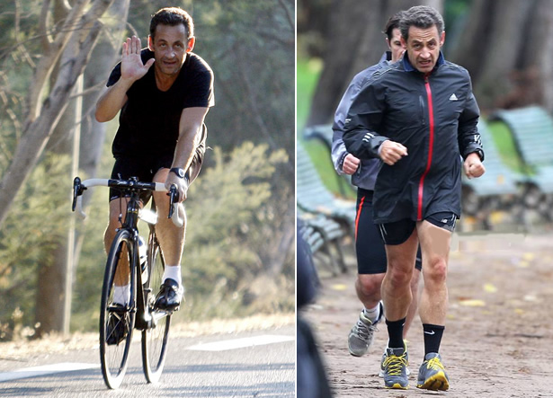 Exercices de Nicolas Sarkozy: Sarkozy vélo