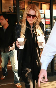 Clbrits Starbucks: Lidsay Lohan et Starbucks